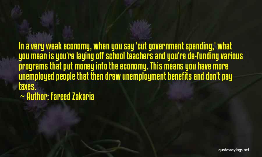 Unemployment Quotes By Fareed Zakaria