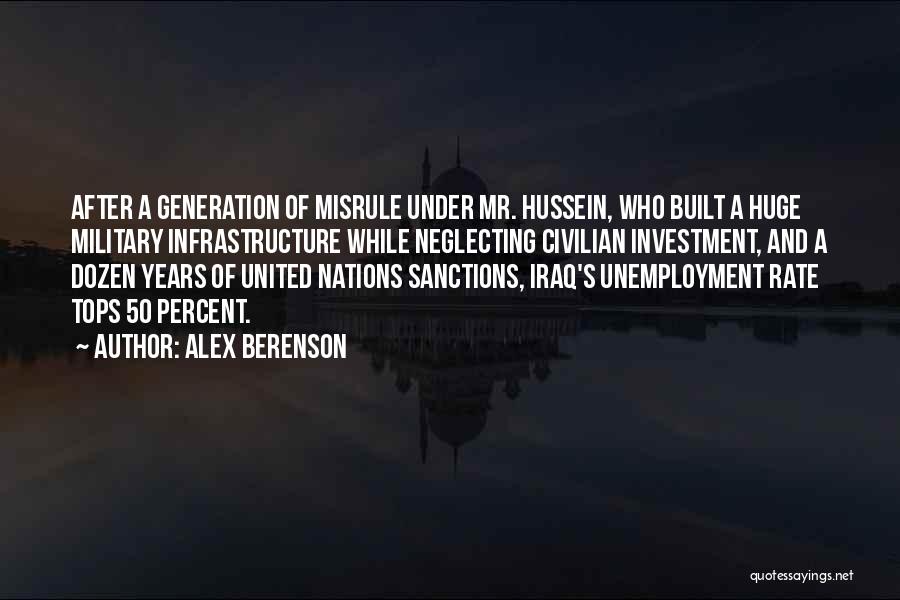 Unemployment Rate Quotes By Alex Berenson