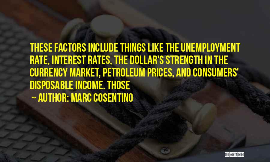 Unemployment Rate Quotes By Marc Cosentino