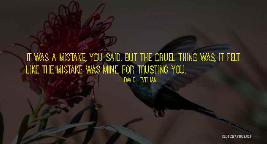 Unequal Friendships Quotes By David Levithan Unequal Friendships Quotes By David Levithan