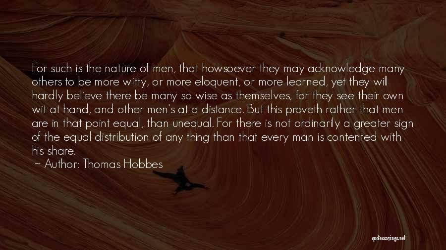 Unequal Quotes By Thomas Hobbes