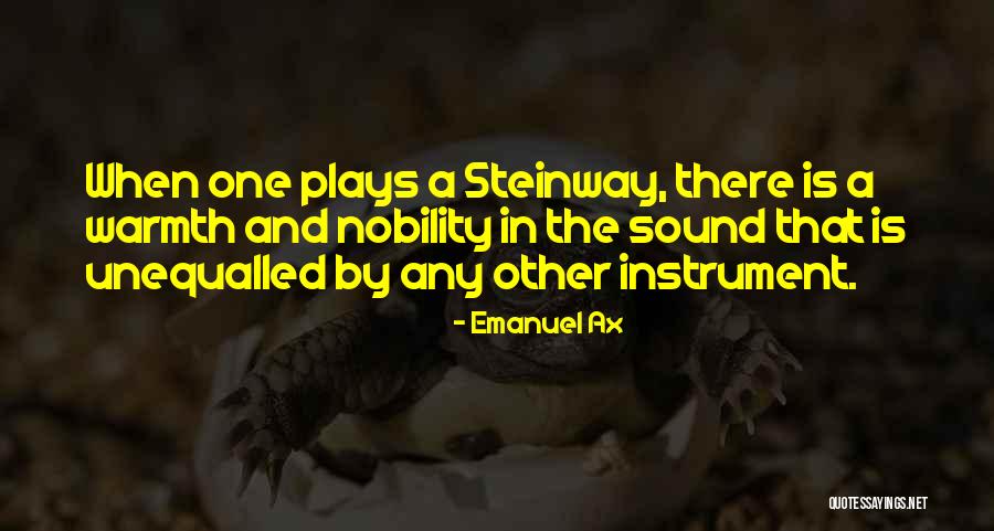 Unequalled It Quotes By Emanuel Ax Unequalled It Quotes By Emanuel Ax