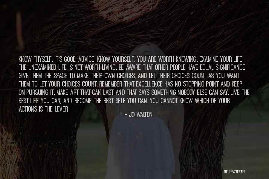 Unexamined Life Quotes By Jo Walton Unexamined Life Quotes By Jo Walton