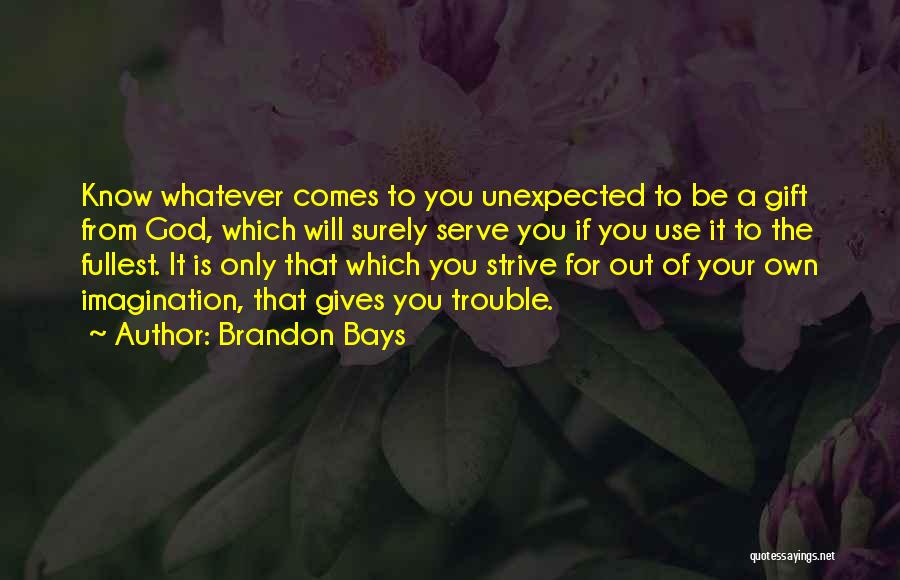 Unexpected Gift Quotes By Brandon Bays