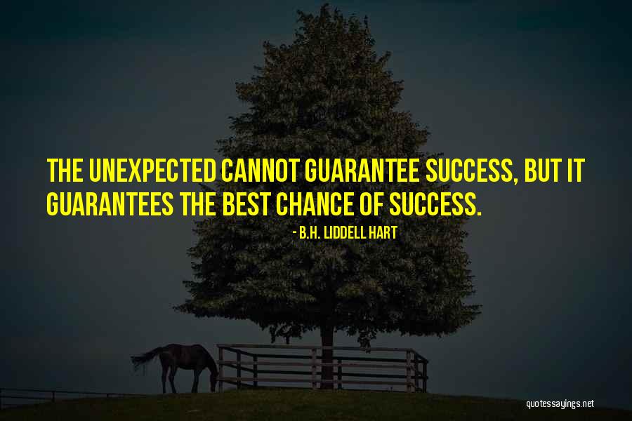 Unexpected Success Quotes By B.H. Liddell Hart Unexpected Success Quotes By B.H. Liddell Hart