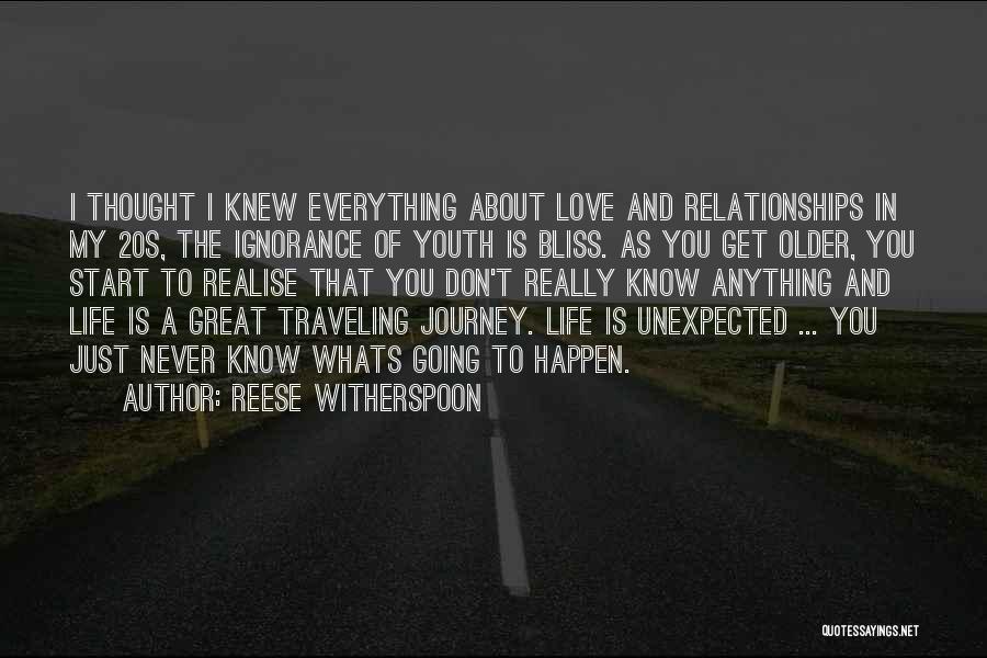 Unexpected Things That Happen In Life Quotes By Reese Witherspoon