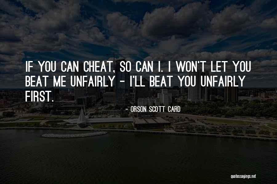 Unfairly Quotes By Orson Scott Card Unfairly Quotes By Orson Scott Card