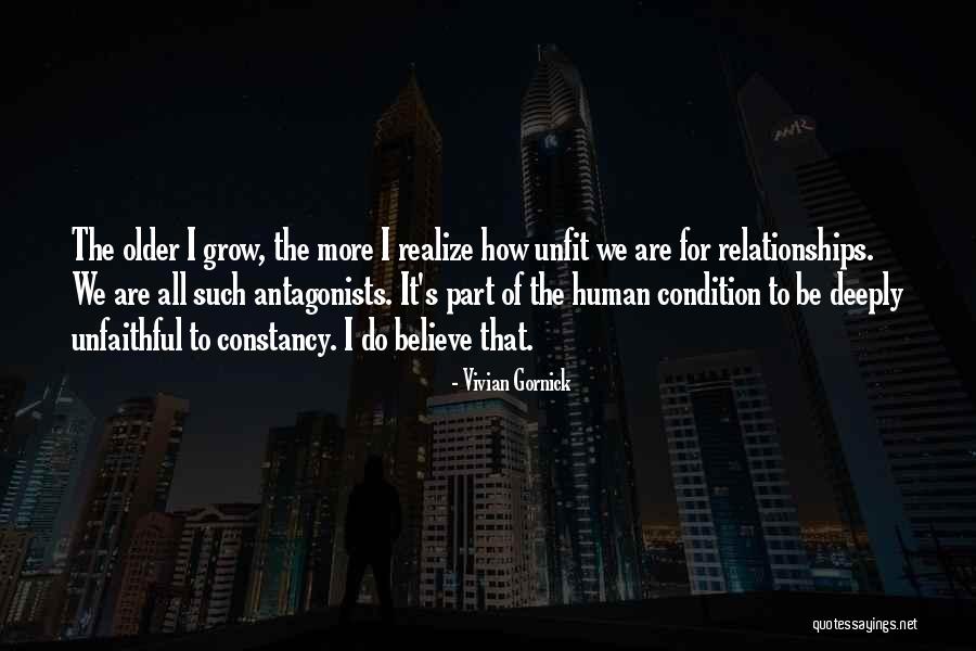 Unfaithful Relationships Quotes By Vivian Gornick