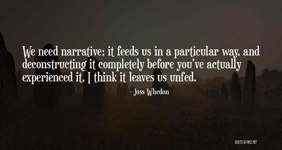 Unfed Quotes By Joss Whedon Unfed Quotes By Joss Whedon