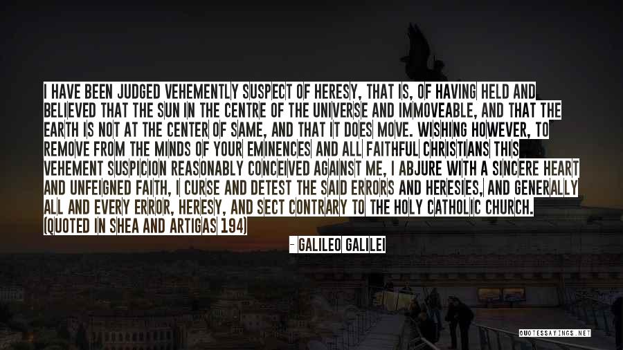 Unfeigned Quotes By Galileo Galilei