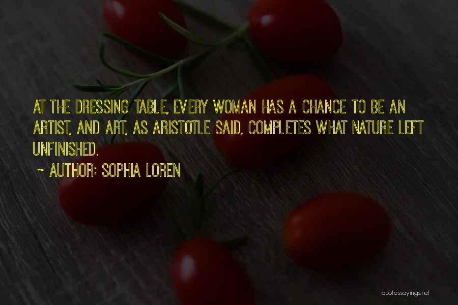 Unfinished Art Quotes By Sophia Loren