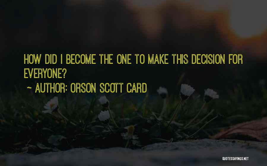 Unfold Short Quotes By Orson Scott Card