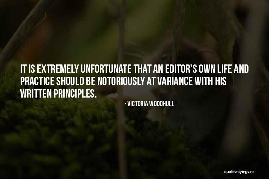 Unfortunate Life Quotes By Victoria Woodhull Unfortunate Life Quotes By Victoria Woodhull