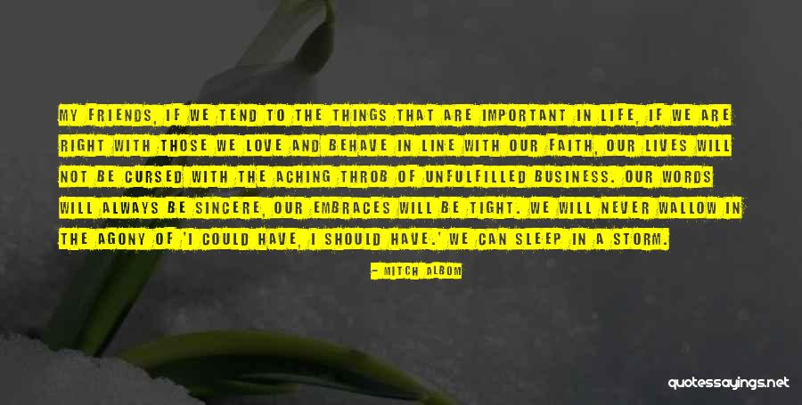 Unfulfilled Love Quotes By Mitch Albom Unfulfilled Love Quotes By Mitch Albom