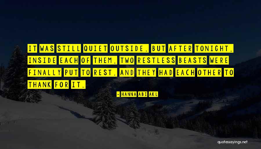 Unfulfilling Feeling Quotes By Hanna Abi Akl Unfulfilling Feeling Quotes By Hanna Abi Akl