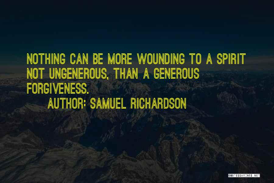 Ungenerous Quotes By Samuel Richardson