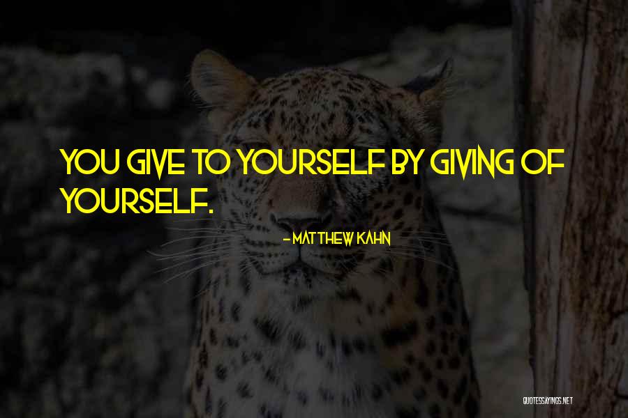 Ungenerous Sort Quotes By Matthew Kahn Ungenerous Sort Quotes By Matthew Kahn