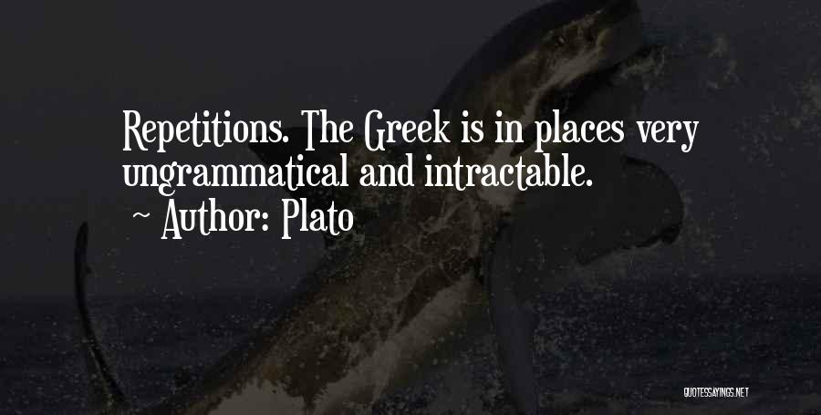 Ungrammatical Quotes By Plato