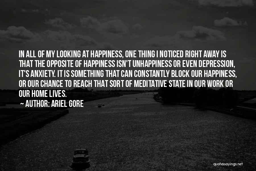 Unhappiness At Work Quotes By Ariel Gore