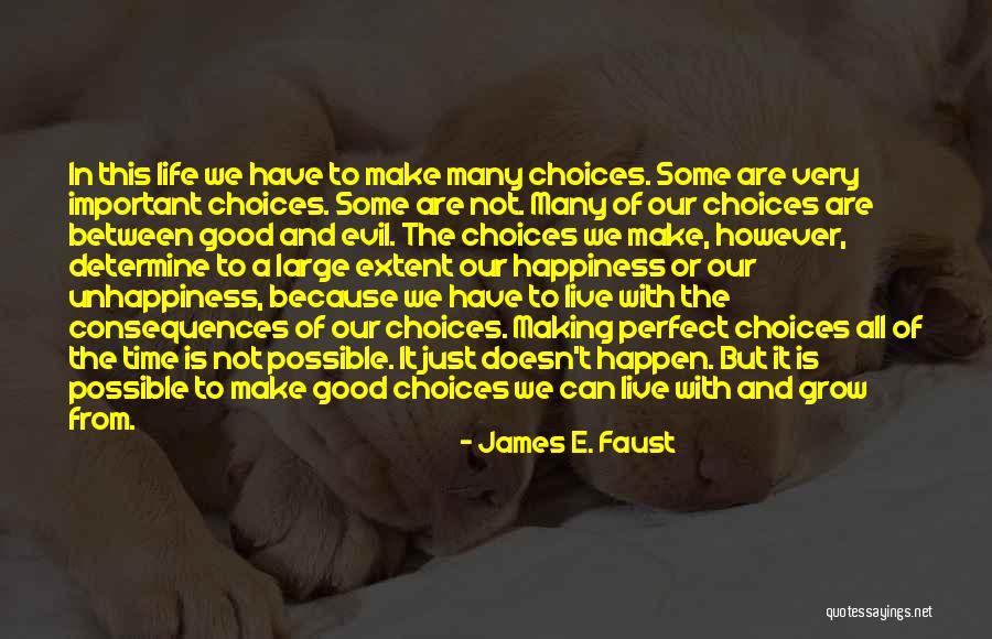 Unhappiness In Life Quotes By James E. Faust Unhappiness In Life Quotes By James E. Faust