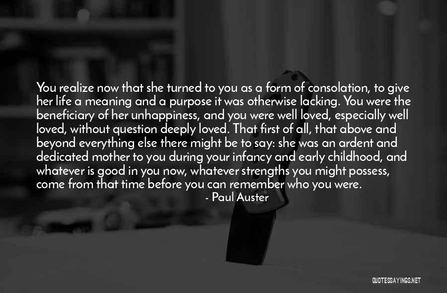 Unhappiness In Life Quotes By Paul Auster Unhappiness In Life Quotes By Paul Auster