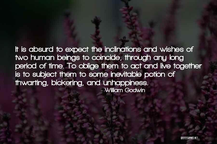 Unhappiness In Marriage Quotes By William Godwin Unhappiness In Marriage Quotes By William Godwin