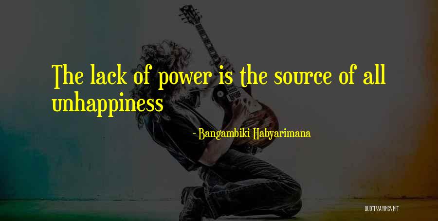 Unhappiness Quotes By Bangambiki Habyarimana