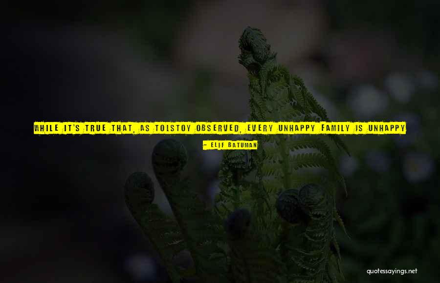 Unhappy Family Quotes By Elif Batuman Unhappy Family Quotes By Elif Batuman