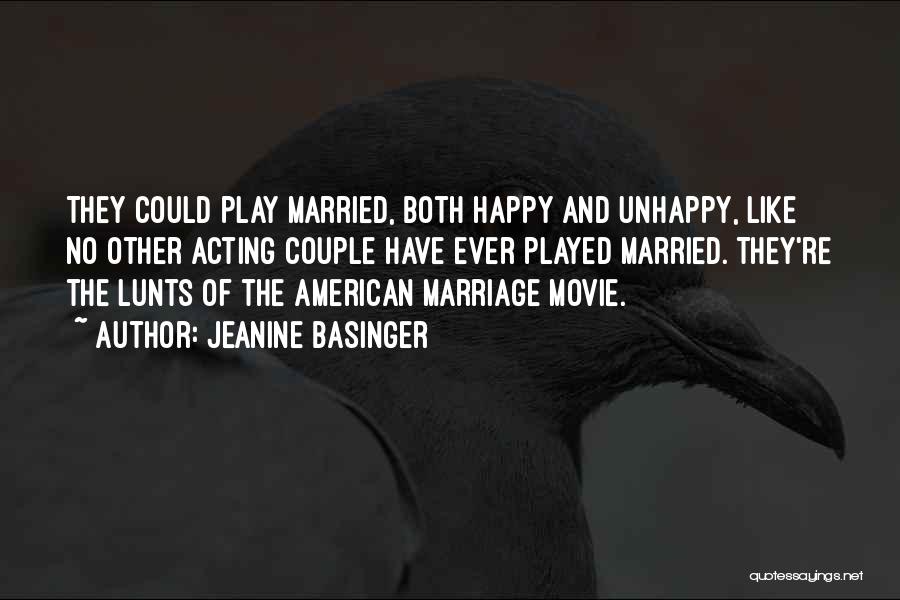 Unhappy Marriage Quotes By Jeanine Basinger