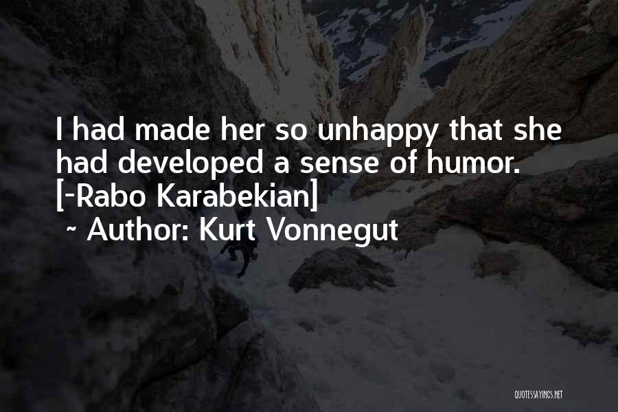 Unhappy Wife Quotes By Kurt Vonnegut