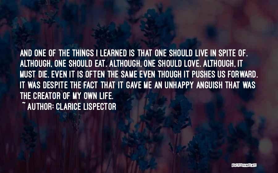 Unhappy Woman Quotes By Clarice Lispector