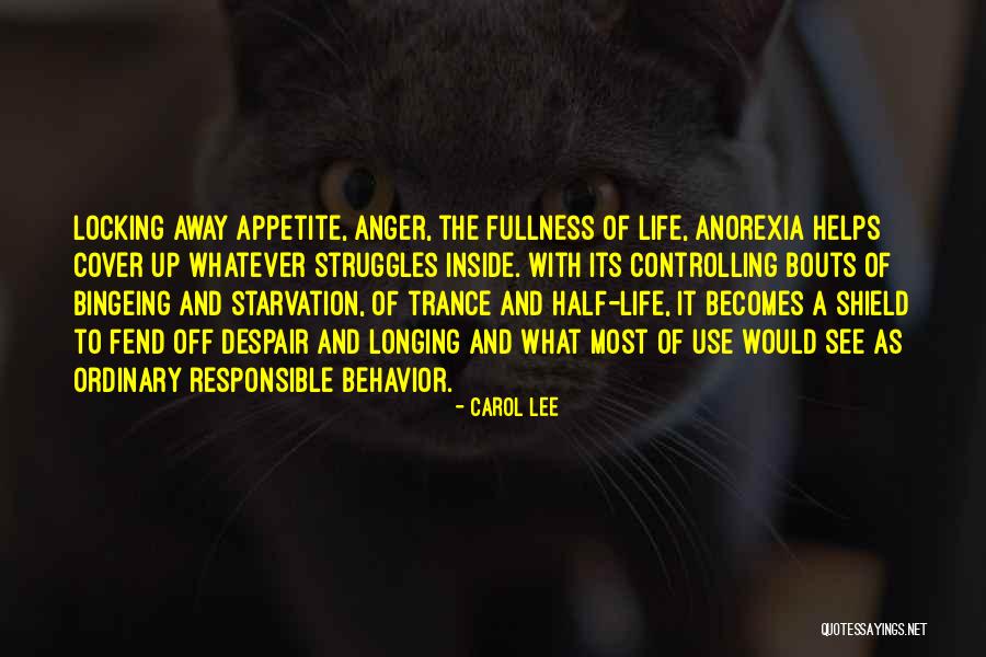 Unhealthy Coping Quotes By Carol Lee Unhealthy Coping Quotes By Carol Lee