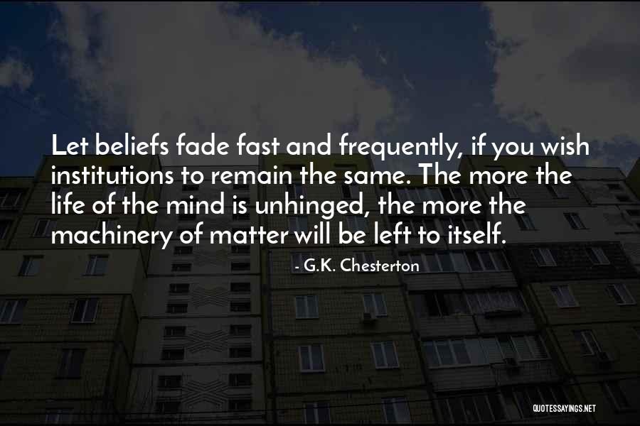 Unhinged Quotes By G.K. Chesterton