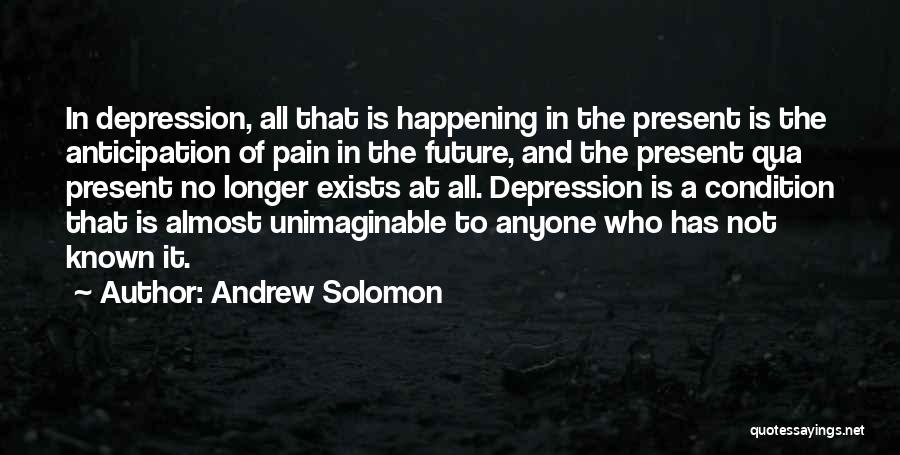 Unimaginable Pain Quotes By Andrew Solomon