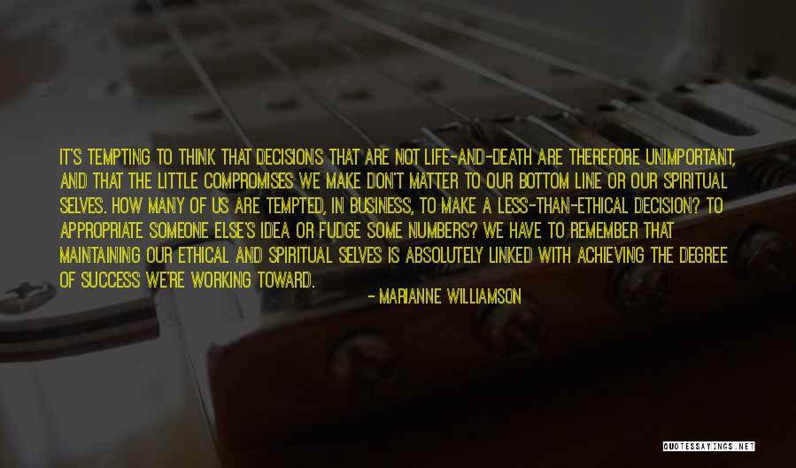 Unimportant Thing In Your Life Quotes By Marianne Williamson Unimportant Thing In Your Life Quotes By Marianne Williamson