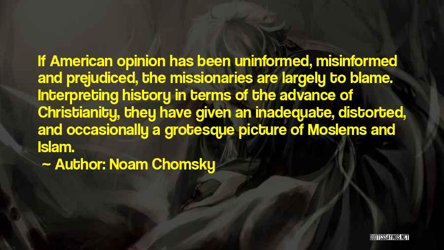 Uninformed Quotes By Noam Chomsky