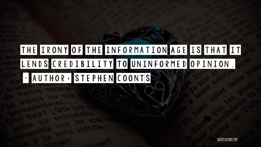 Uninformed Quotes By Stephen Coonts