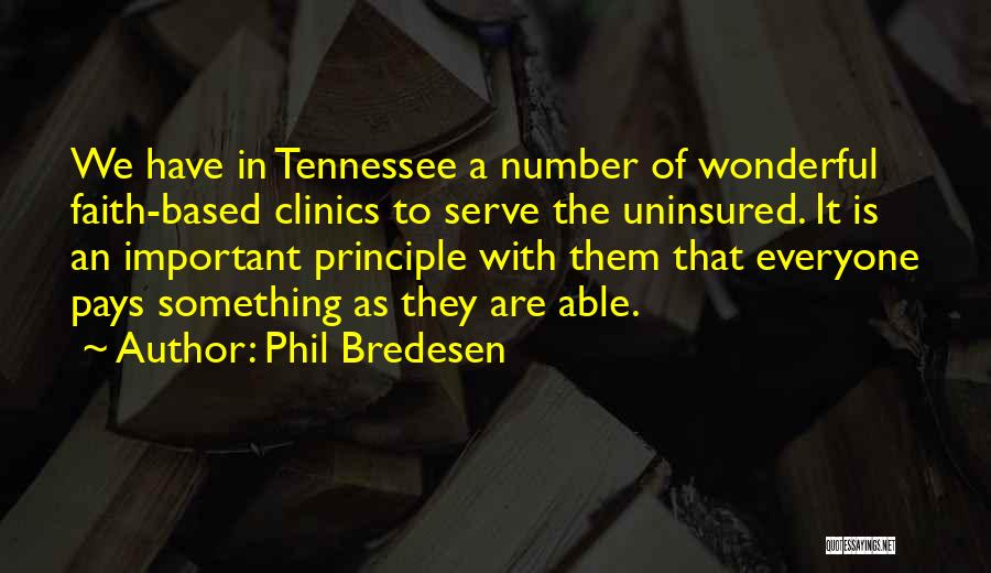 Uninsured Quotes By Phil Bredesen