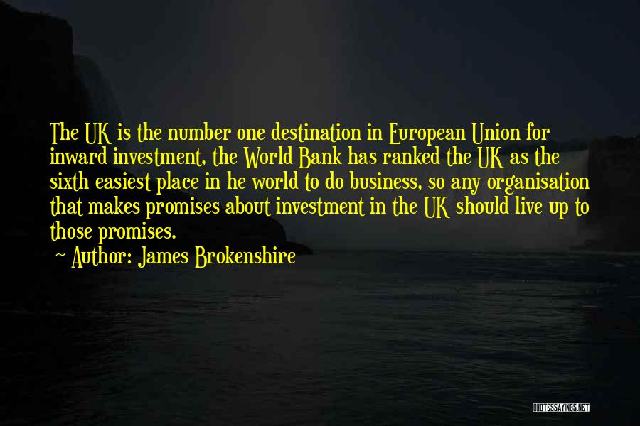 Union Bank Quotes By James Brokenshire