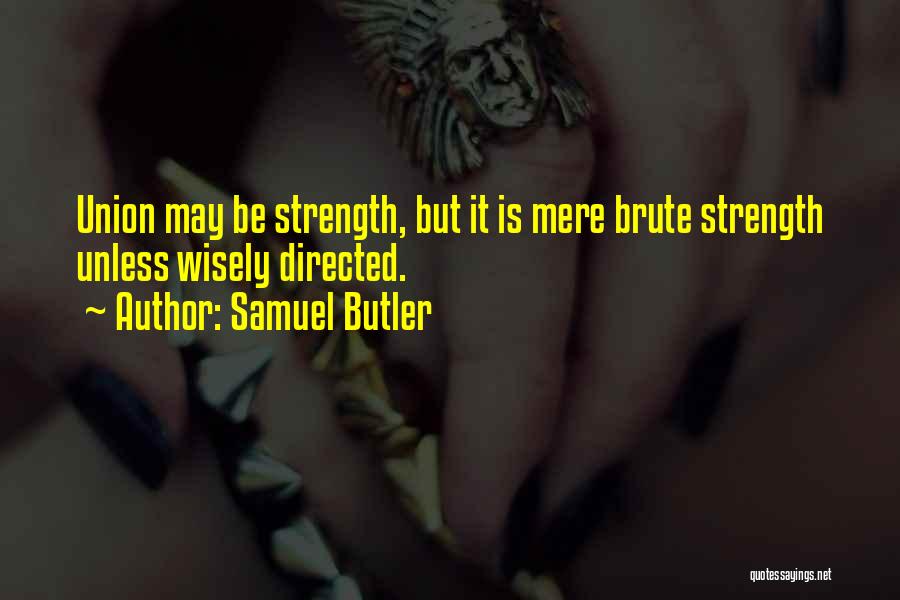Union Is Strength Quotes By Samuel Butler