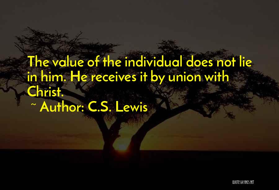 Union With Christ Quotes By C.S. Lewis