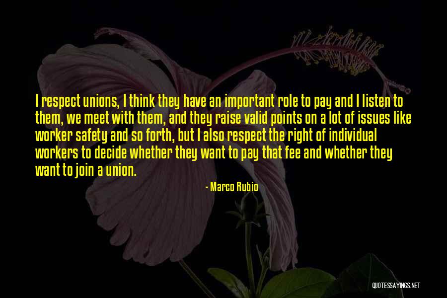 Union Workers Quotes By Marco Rubio