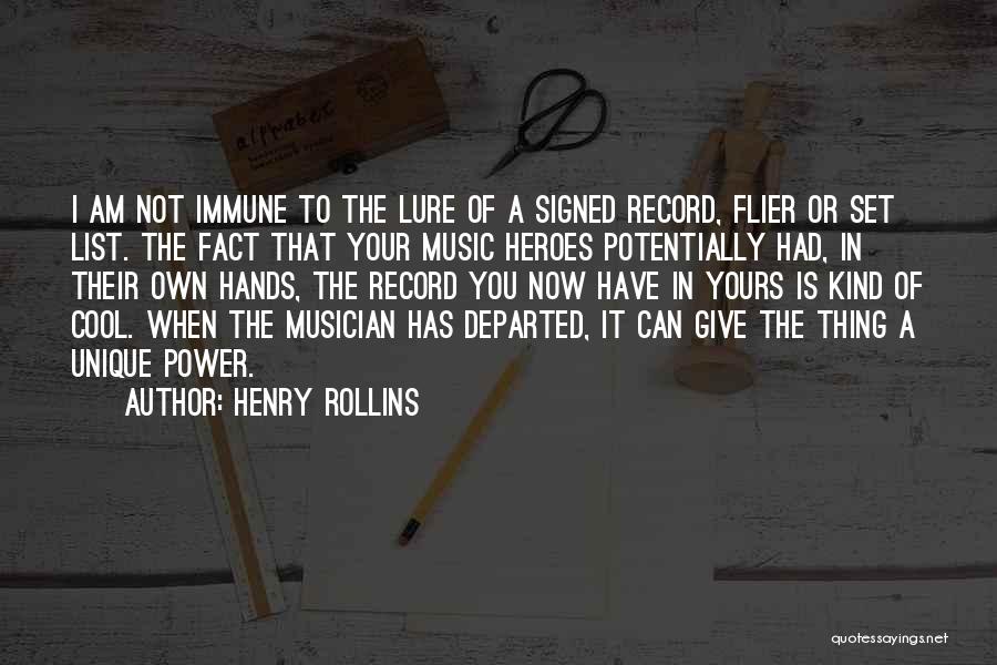 Unique And Cool Quotes By Henry Rollins