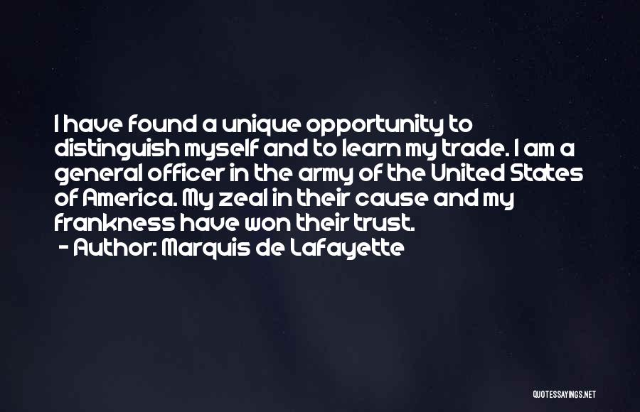 Unique And United Quotes By Marquis De Lafayette