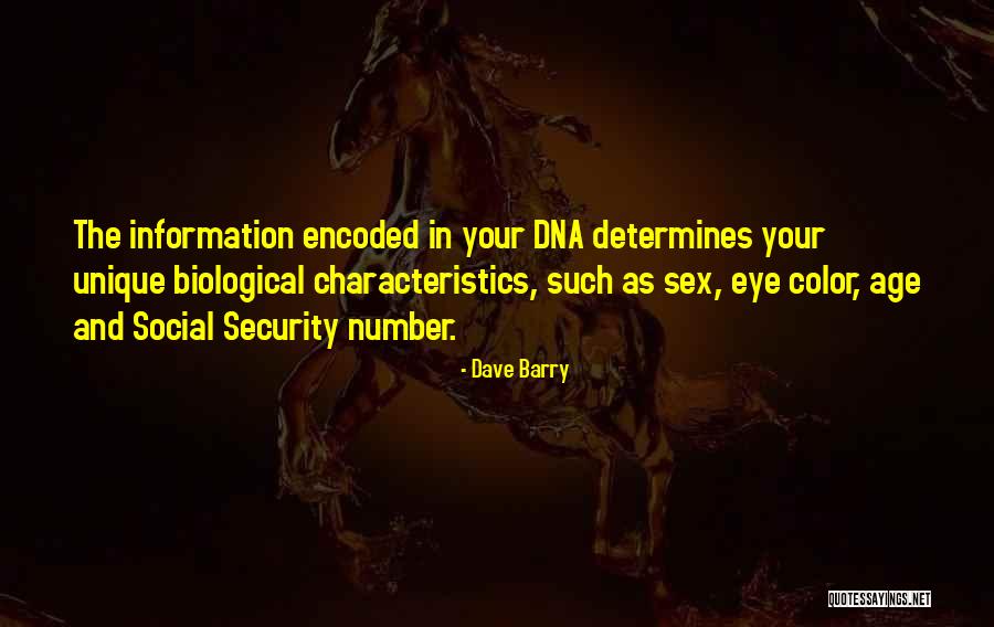 Unique Characteristics Quotes By Dave Barry Unique Characteristics Quotes By Dave Barry