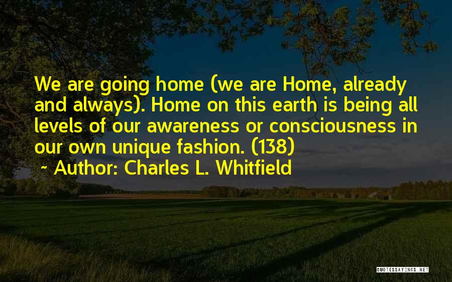 Unique Fashion Quotes By Charles L. Whitfield
