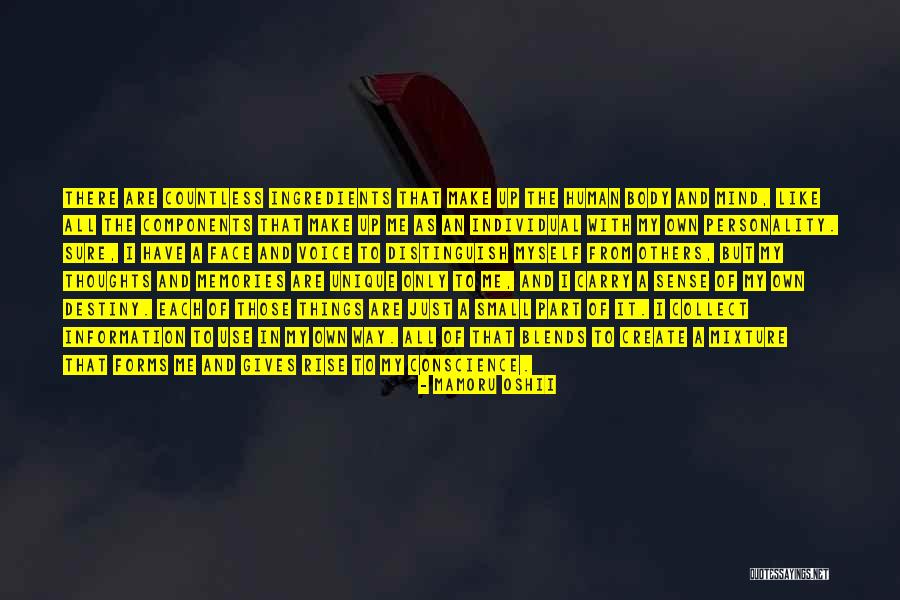 Unique Individual Quotes By Mamoru Oshii Unique Individual Quotes By Mamoru Oshii