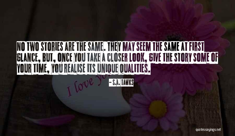 Unique Individual Quotes By S.A. Tawks Unique Individual Quotes By S.A. Tawks