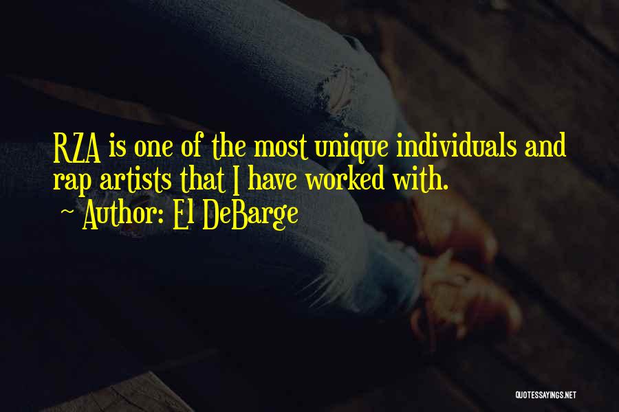 Unique Individuals Quotes By El DeBarge