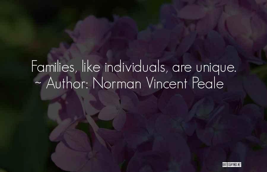 Unique Individuals Quotes By Norman Vincent Peale